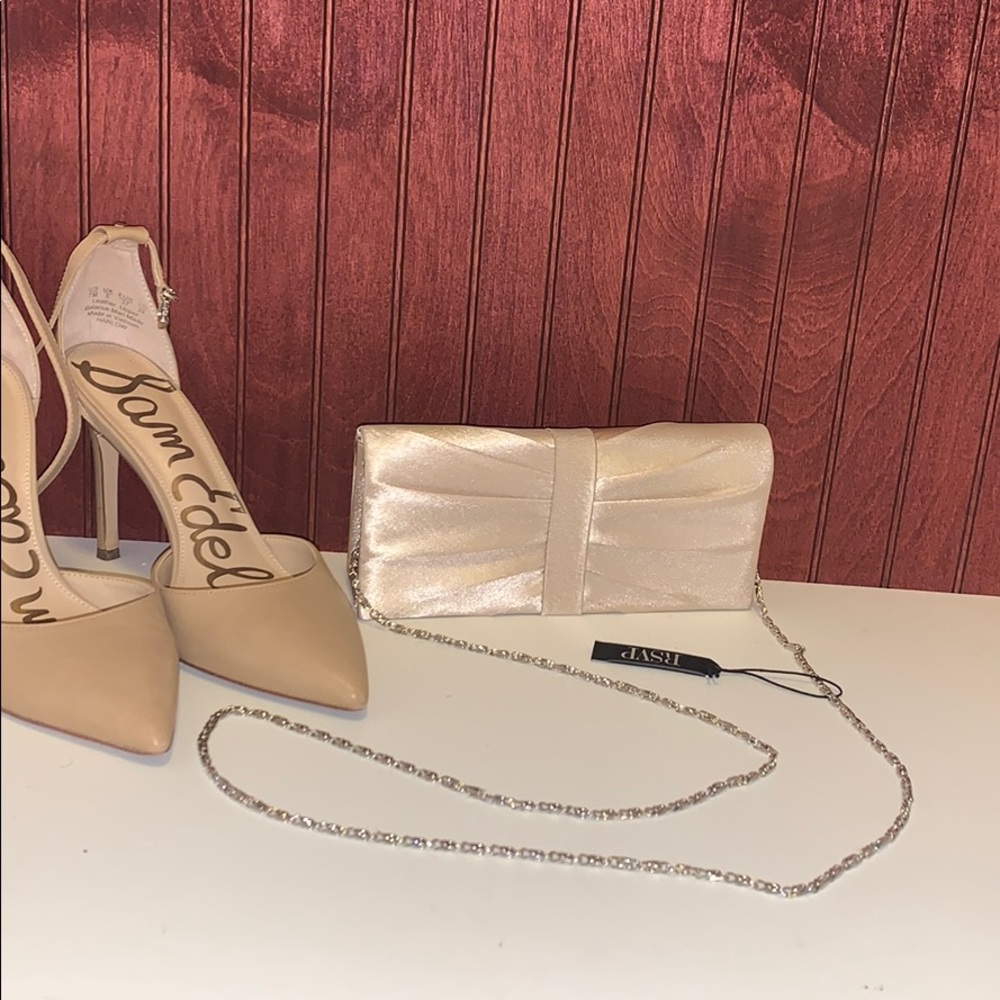 Cream clutch NWT